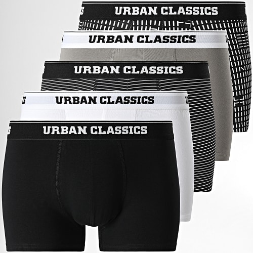Lot De 5 Boxer TB4417 Noir Blanc Gris