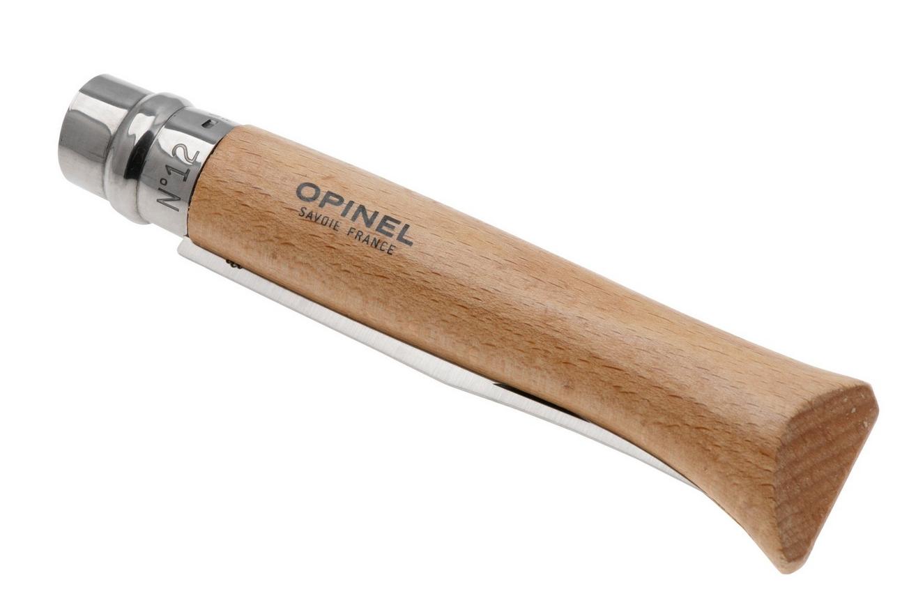 Opinel No. 12 002441 Beech Wood, gekarteld zakmes