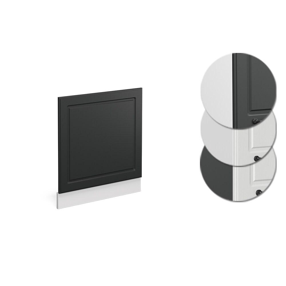 Vicco Geschirrspülerfront Blende Küchenzeile Landhaus R-Line 60 cm Anthrazit
