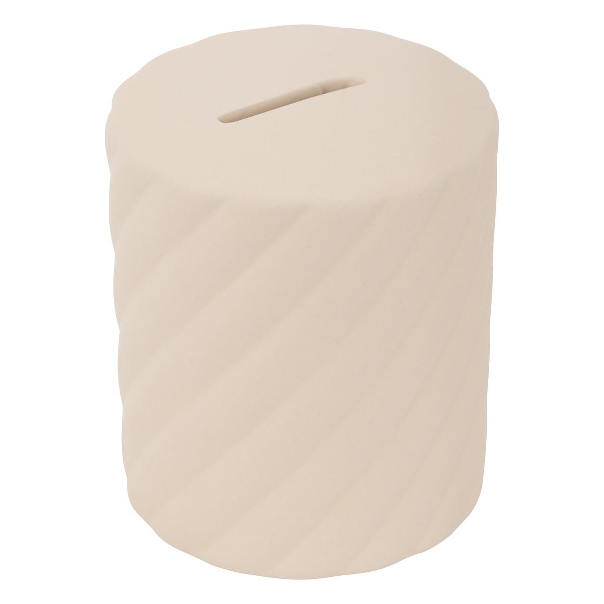 TIRELIRE WAVY BLISS CERAMIQUE H.9CM