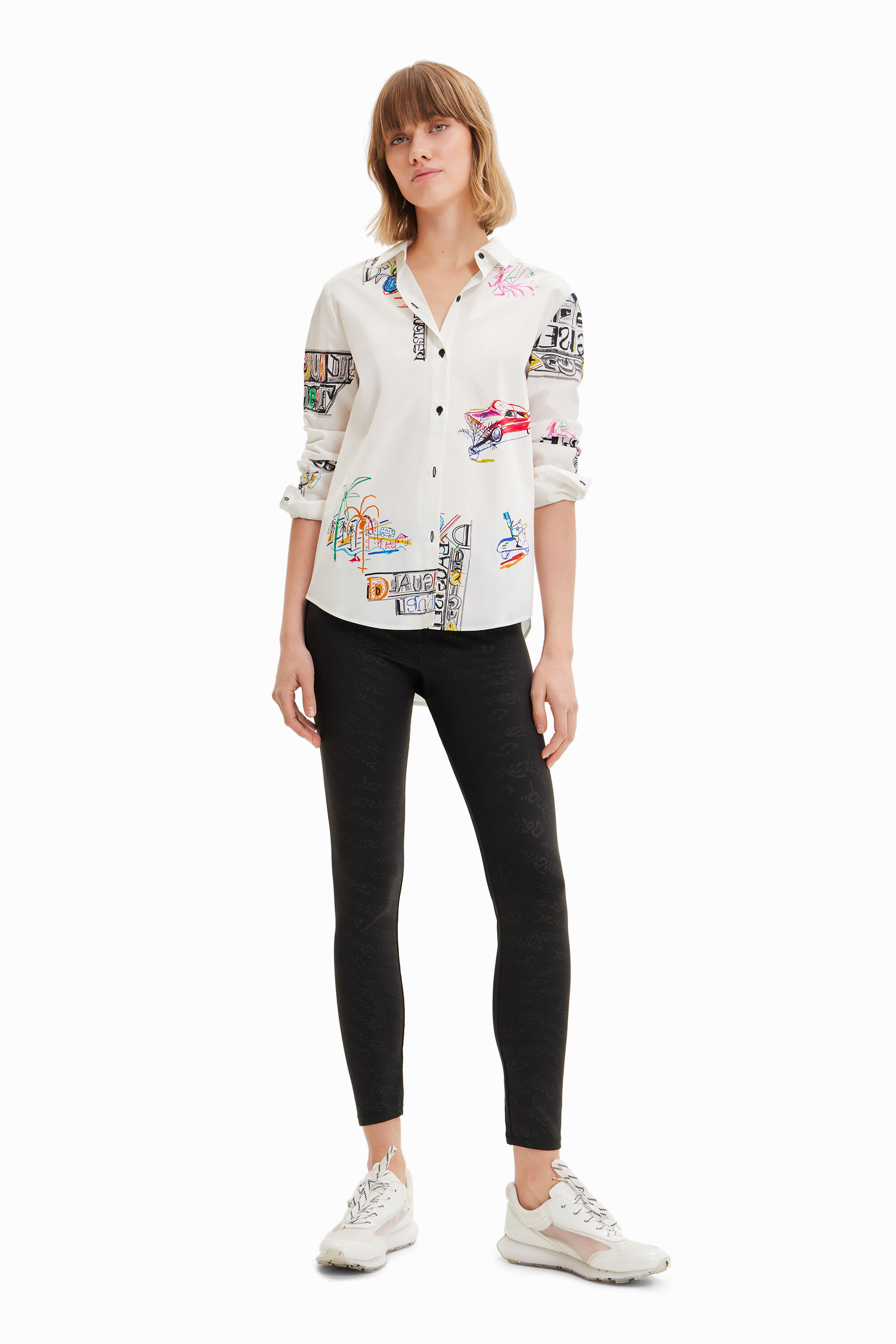 Chemise manches longues illustrations