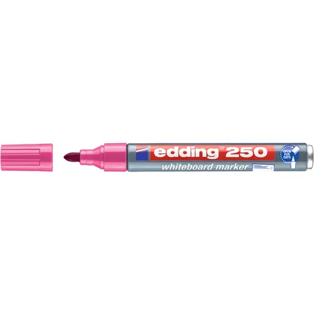 edding 250 Whiteboardmarker, 1.5-3mm, rosa