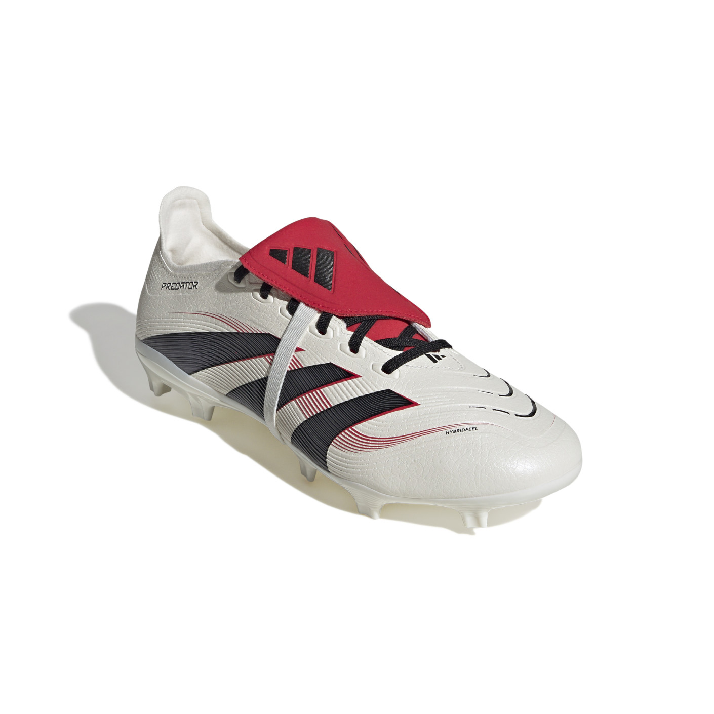 Adidas Predator League FT Gras / Kunstgras Voetbalschoenen (MG) Wit Zwart Rood