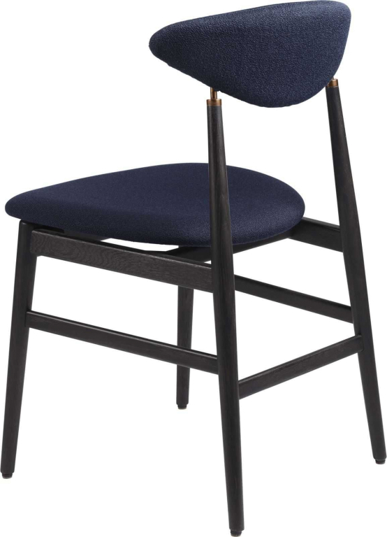 Gubi Gent stoel, American walnut, sinequanon-009, Antique Brass