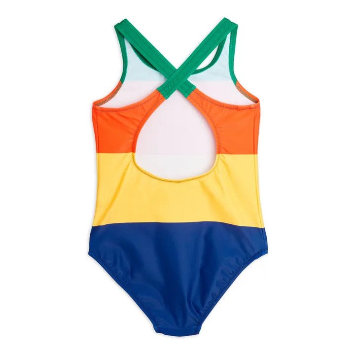 Mini Rodini Maillot de Bain Rayure Matière Recyclée | Rouge