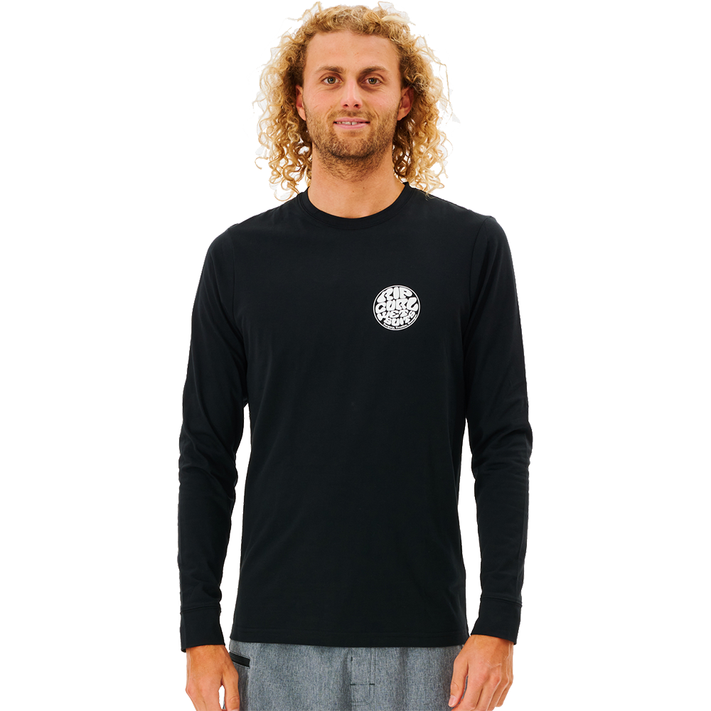 Rip Curl Icons Of Surf UV-Shirt Herren schwarz