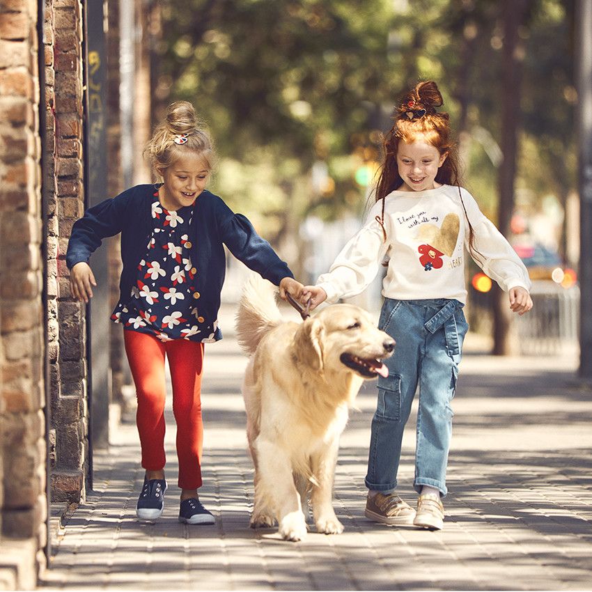 Jegging milano uni pour fille - Rouge