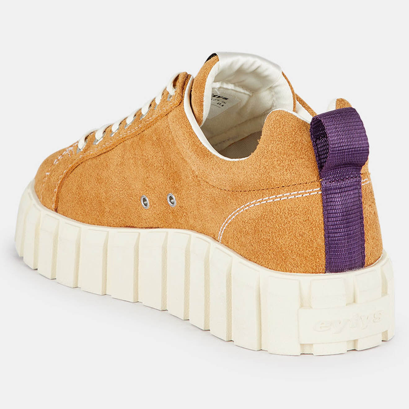 Eytys Sneakers en Velours de Cuir Odessa camel