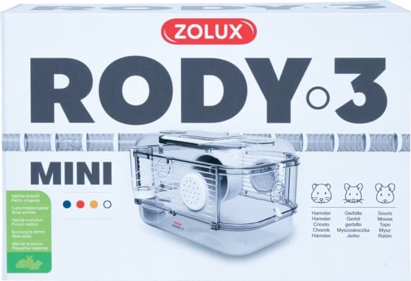 ZOLUX CAGE RODY3 MINI farge hvit