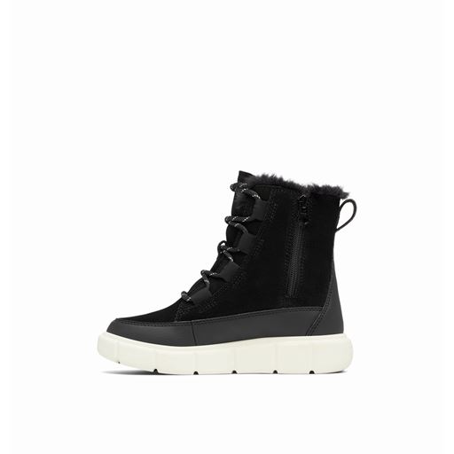 Sorel Youth Explorer™ III Lace WP Støvler, Black Sea Salt, 38