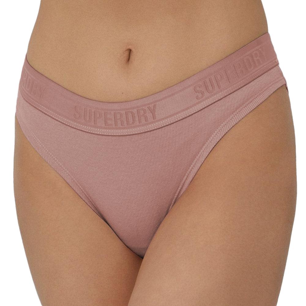 Superdry Culotte Rose Femme Superdry Ribbed