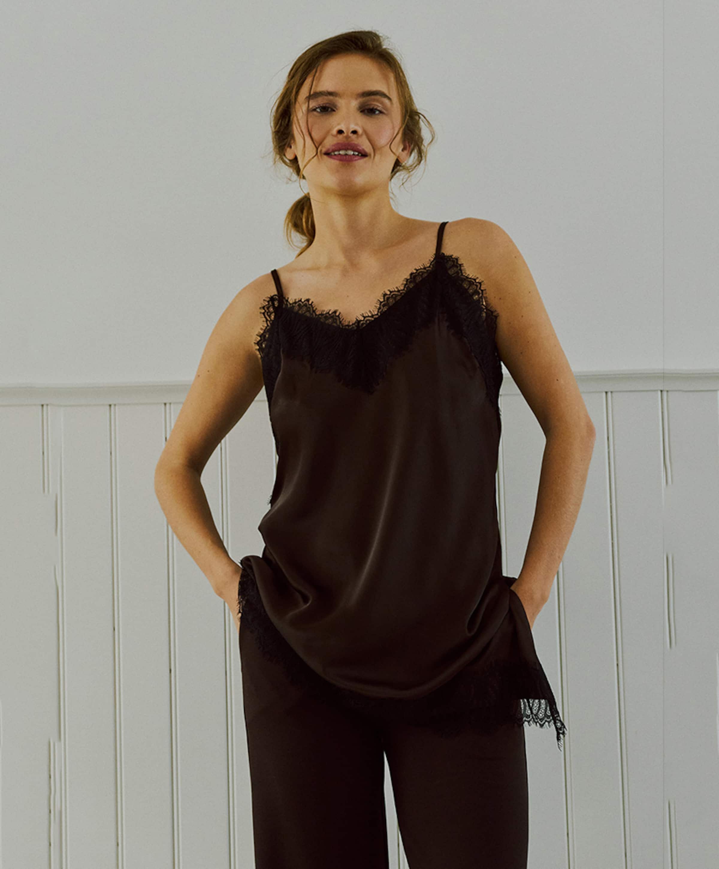 Freequent Dames top bruin