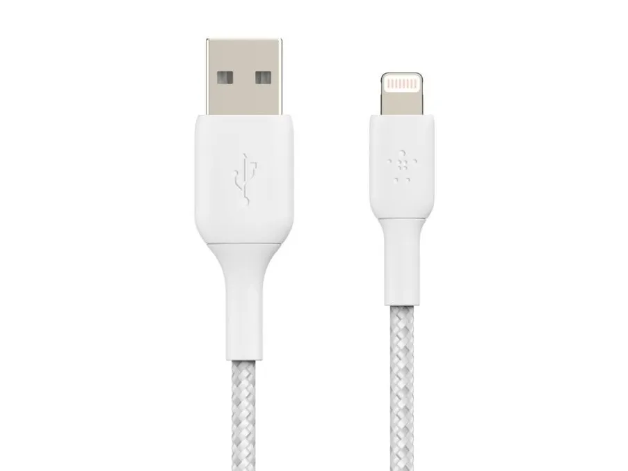Belkin BoostCharge - Lightning-kabel - Lightning han til USB han - 1 m - hvid