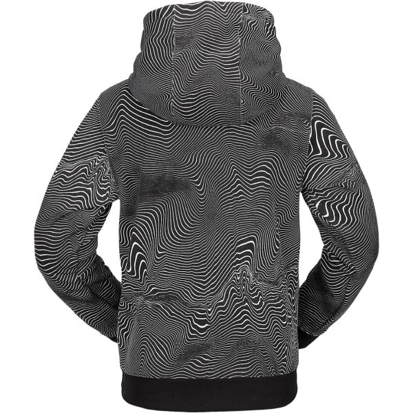 Veste polaire snowboard VOLCOM HYDRO FLEECE HOODIE BLACK PRINT