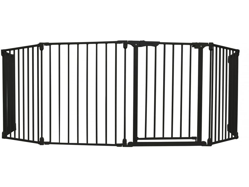 DREAMBABY Laufgitter Discovery 6 Paneele Converta Schwarz Laufgitter vielseitig einsetzbar