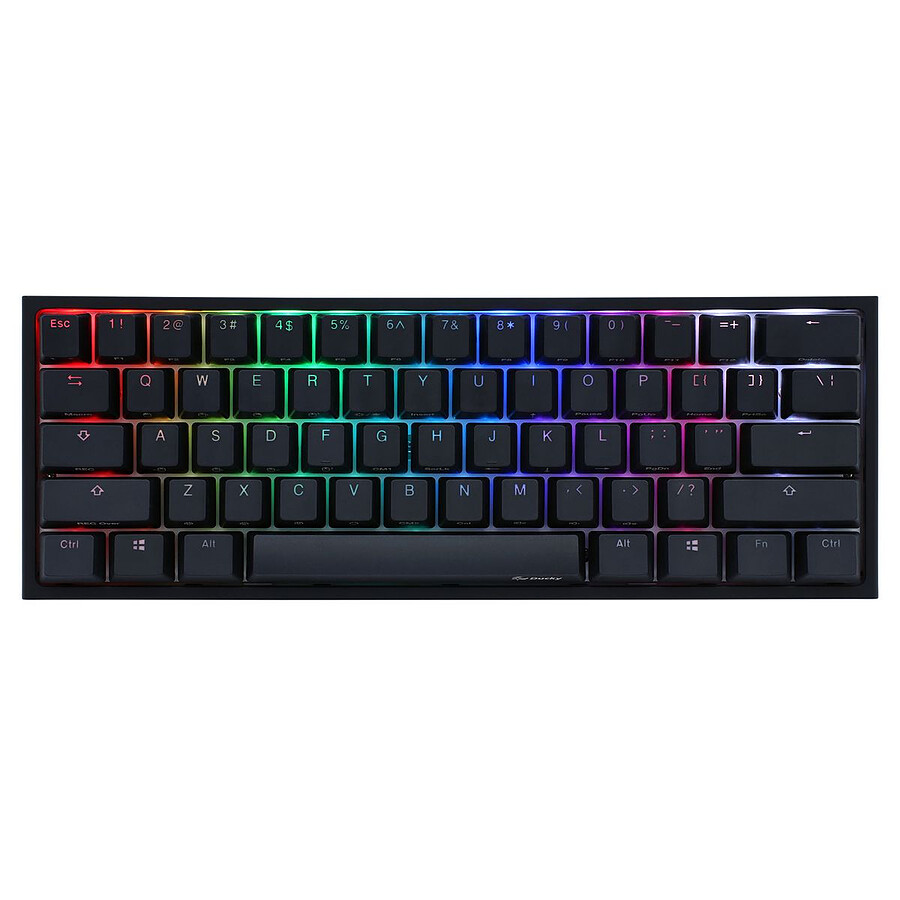 Ducky Channel One 2 Mini RGB - Noir - Cherry MX Blue