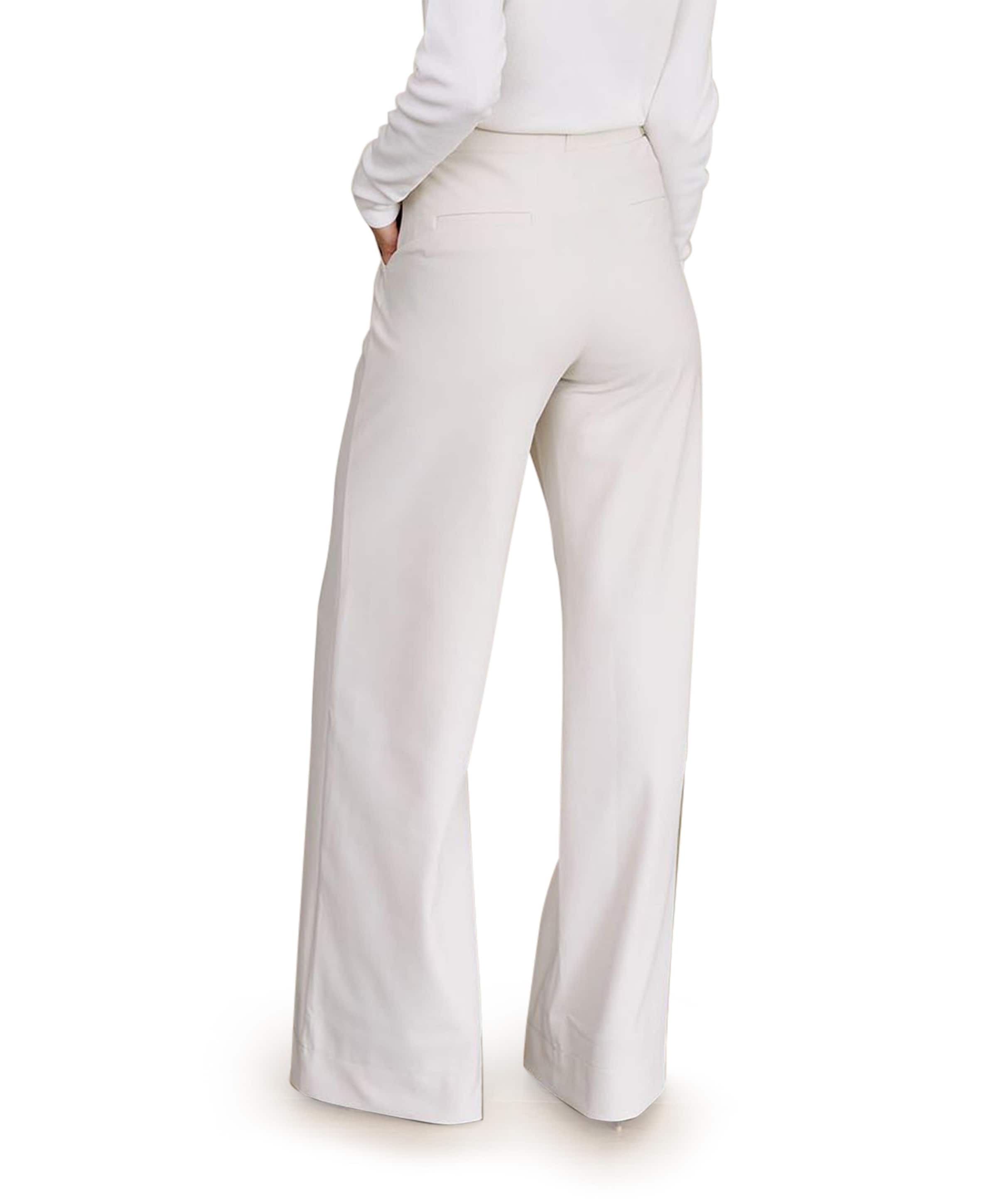 Studio Anneloes Lexie LONG bonded trousers dames broek ecru
