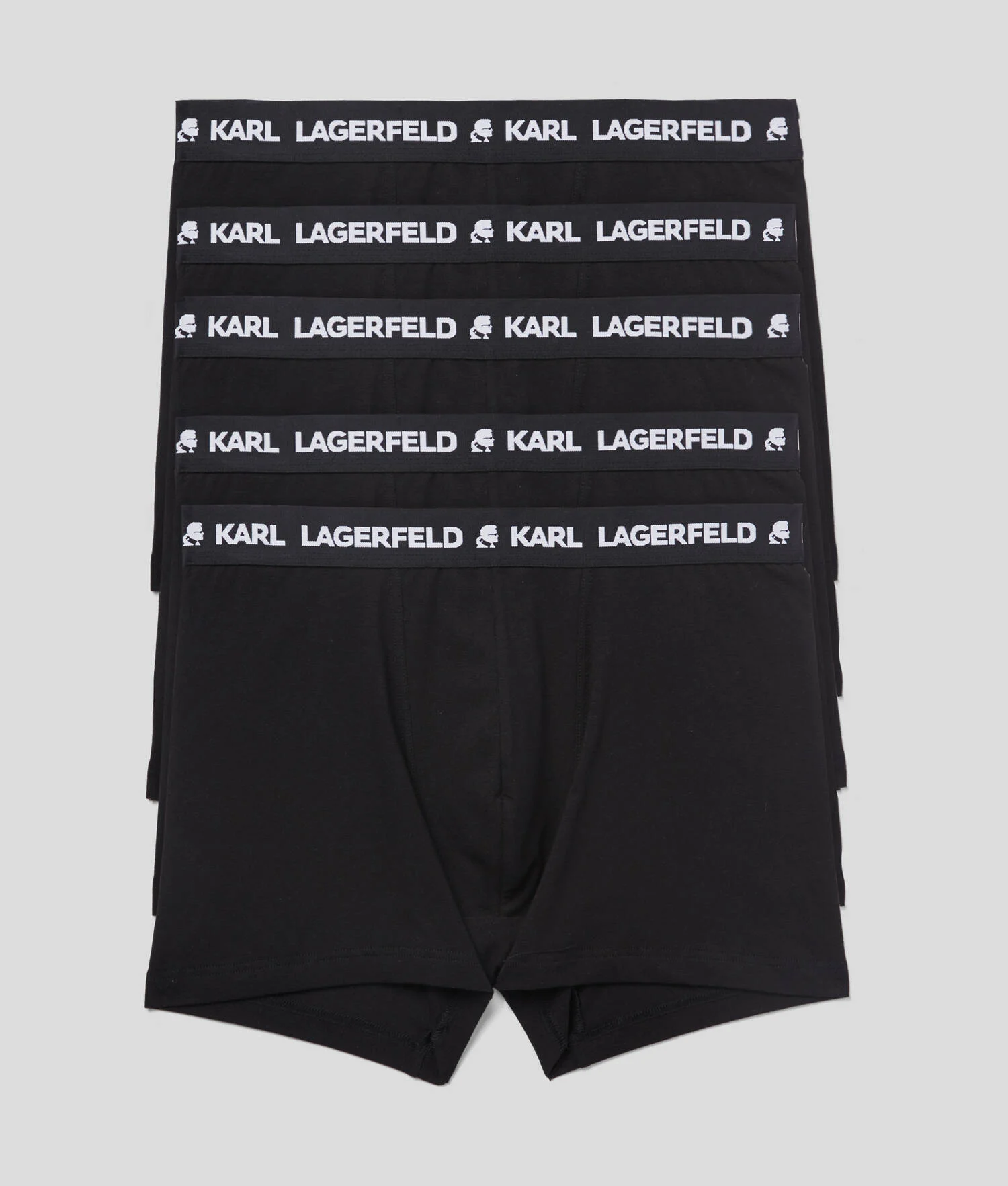 CALEÇONS AVEC LOGO KARL - LOT DE 5 - Noir