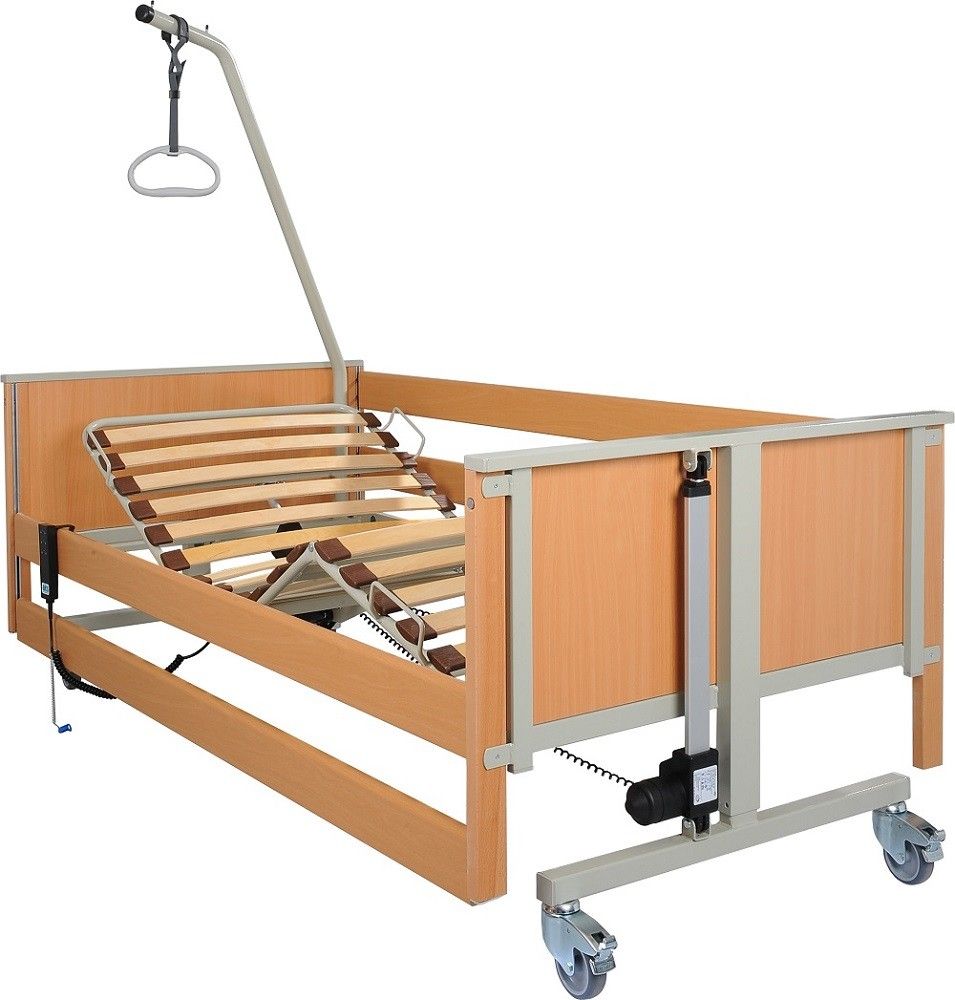 aks L4 Pflegebett Liegefläche Holzfederleisten