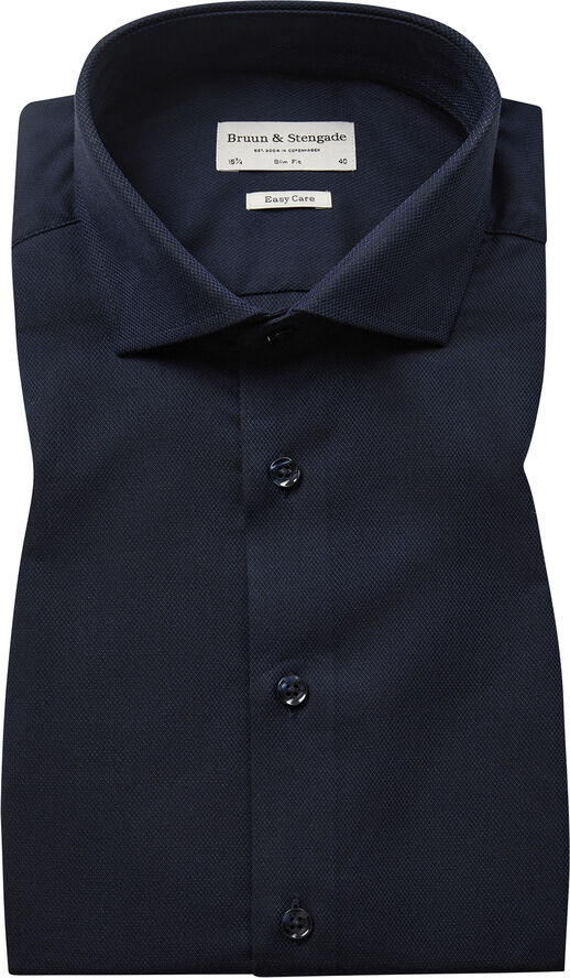 Bruun & Stengade BS Dario Slim Fit Shirt Navy
