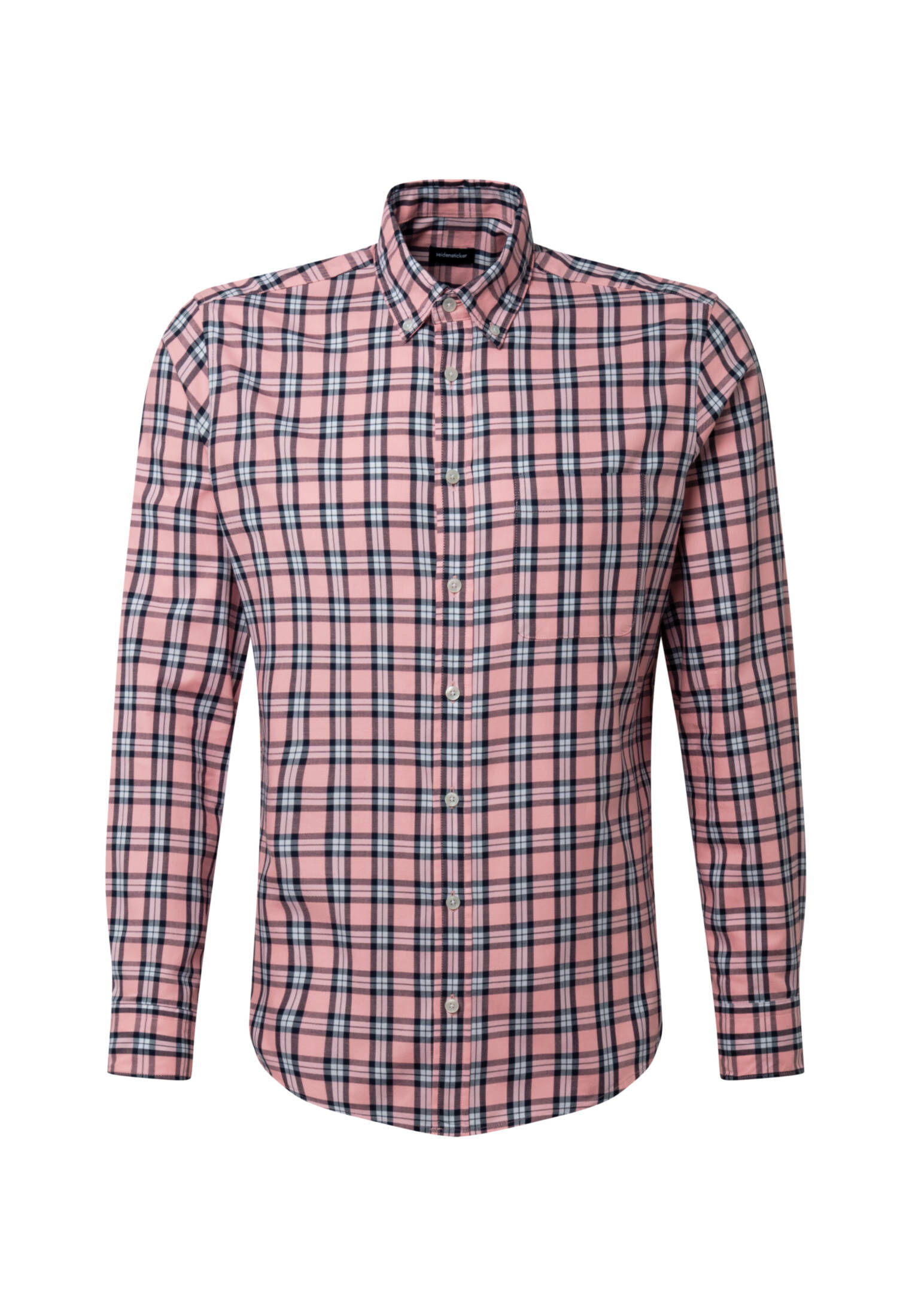 Seidensticker| Herren Casual Hemd Schwarze Rose
