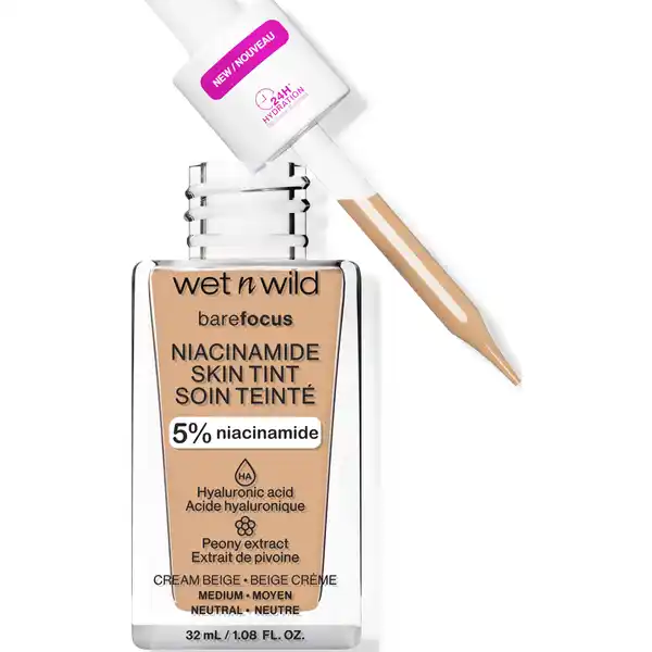 bare Focus Niacinamide Skin Tint Cream Beige