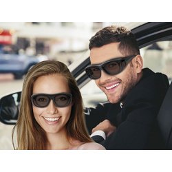 Sur-lunettes de soleil pour conducteurs avec lunettes