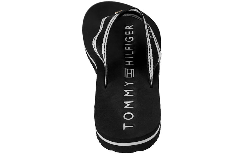 TOMMY HILFIGER - TH WEBBING SUMMER SANDAL BLACK
