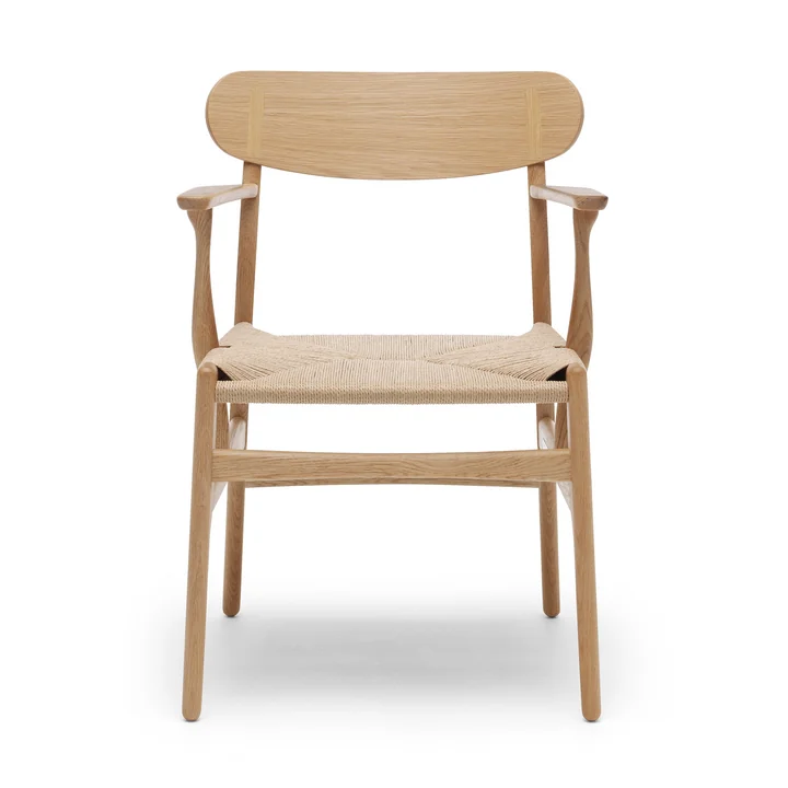 Carl Hansen - CH26 Armlehnenstuhl, Eiche schwarz lackiert / natur