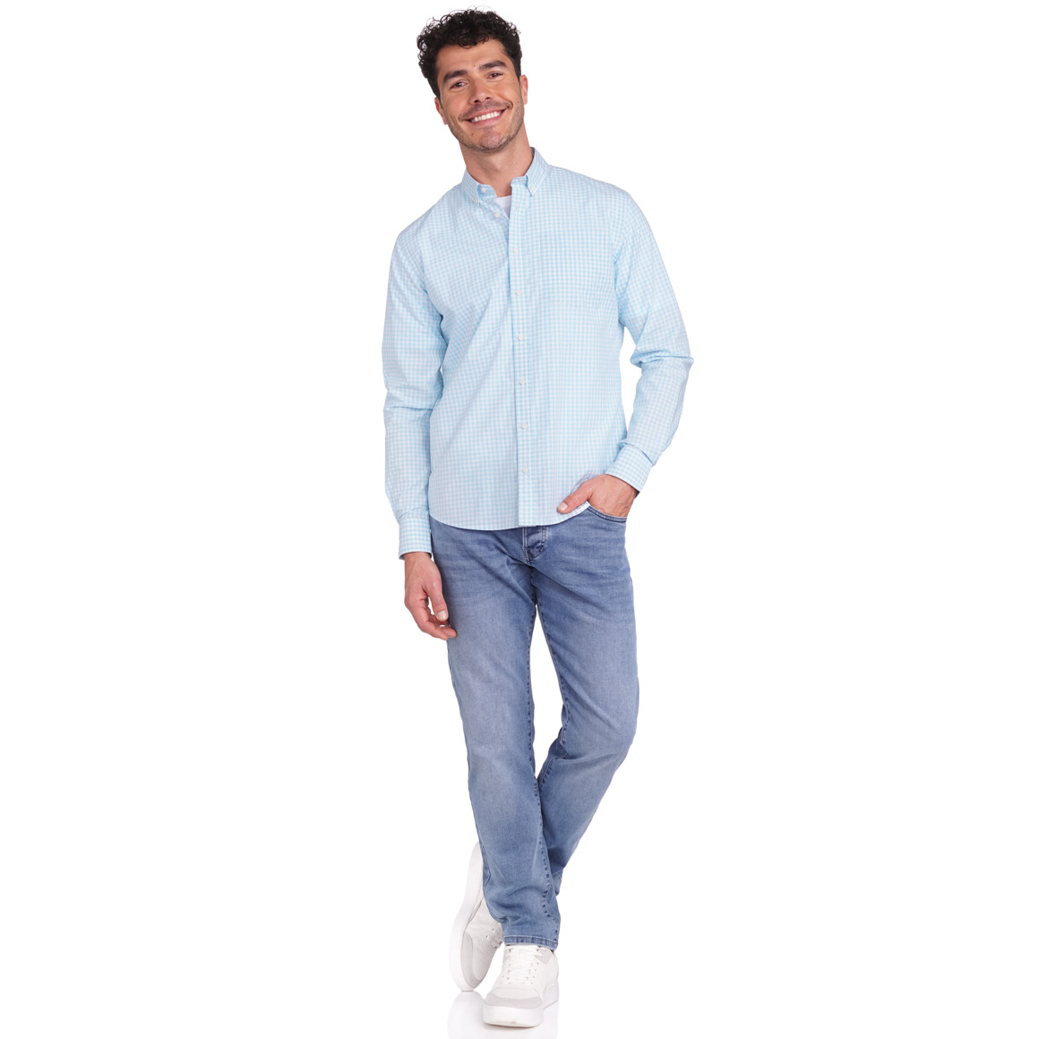 VanVaan Herren Hemd im Modern Fit hellblau