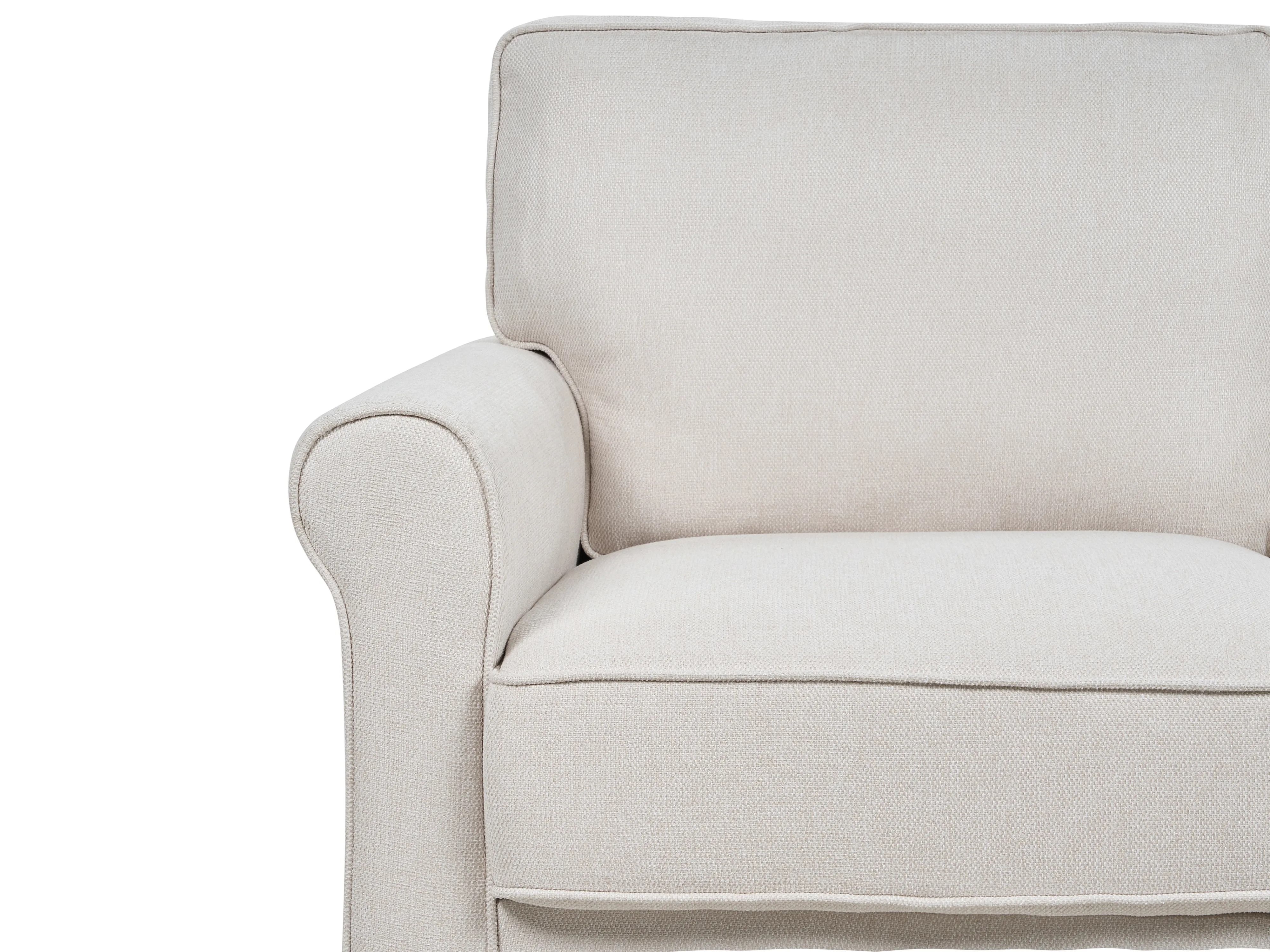 Bank 2-zits RONNEBY Stof Beige