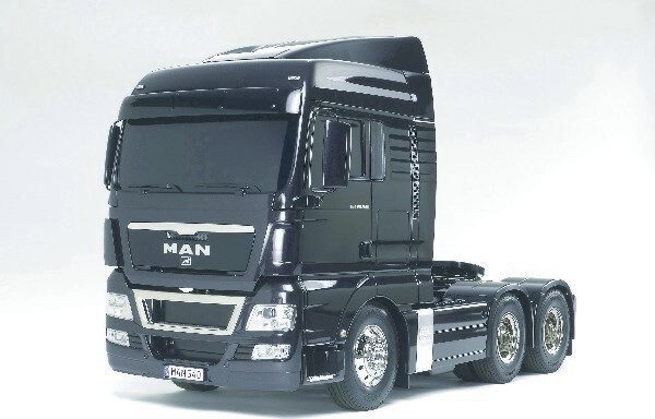 Tamiya - Rc Man Tgx 26.540 6X4 Xlx Sort Fjernstyret Lastbil Byggesæt - 1:14 - 56325