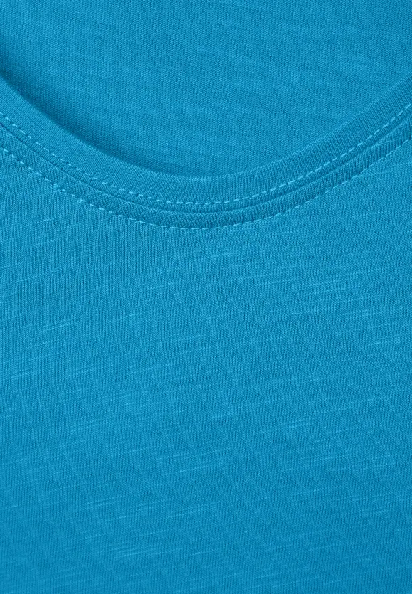 Basic T-Shirt - bright cyan blue