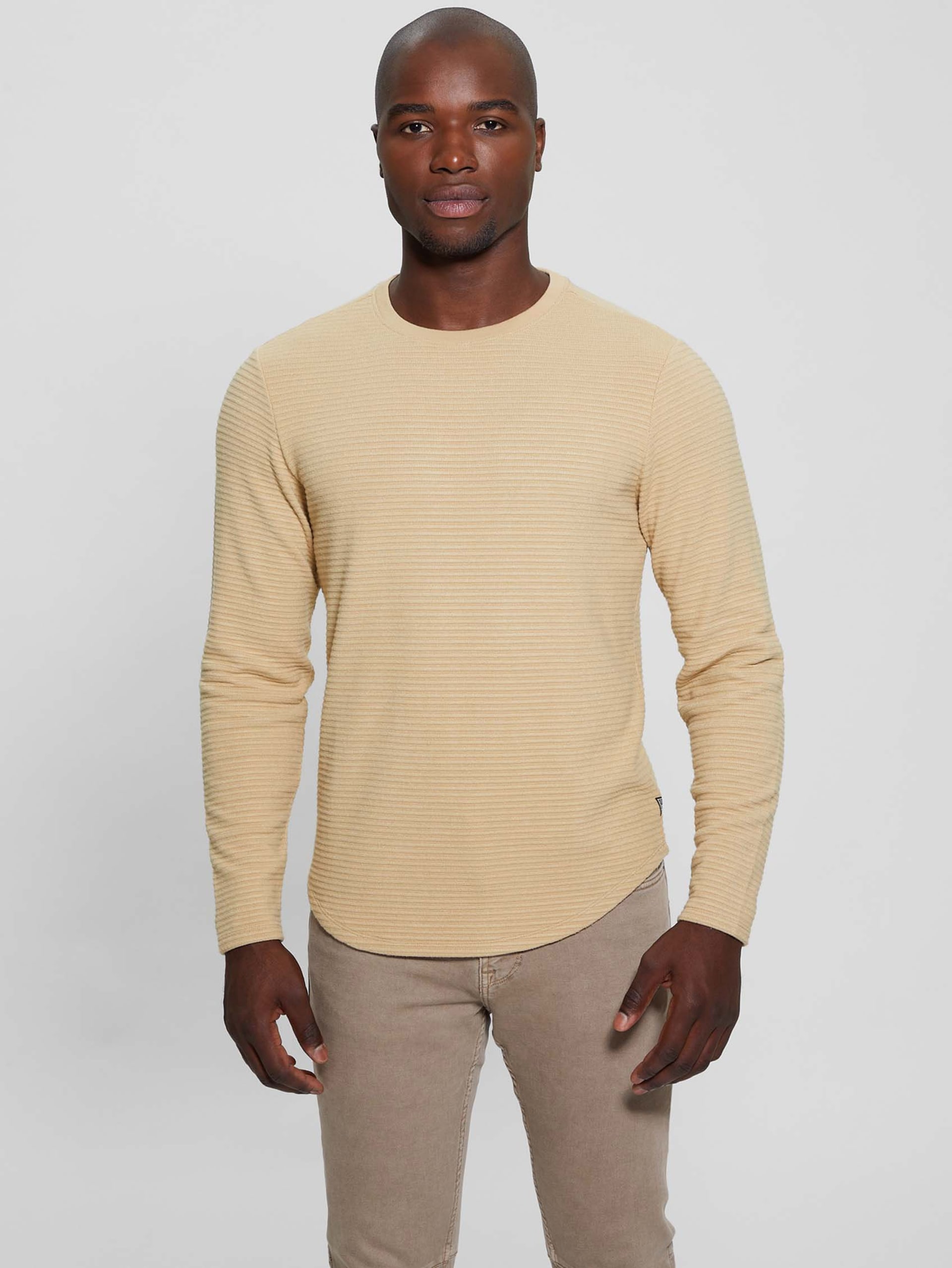 Camiseta Hudson com textura linear