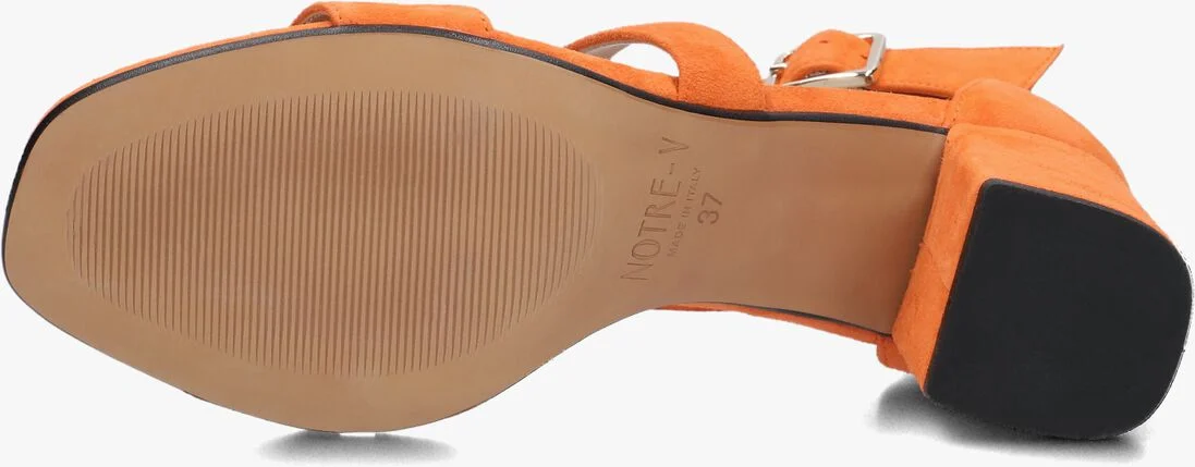 NOTRE-V oranje notre-v sandalen 16036