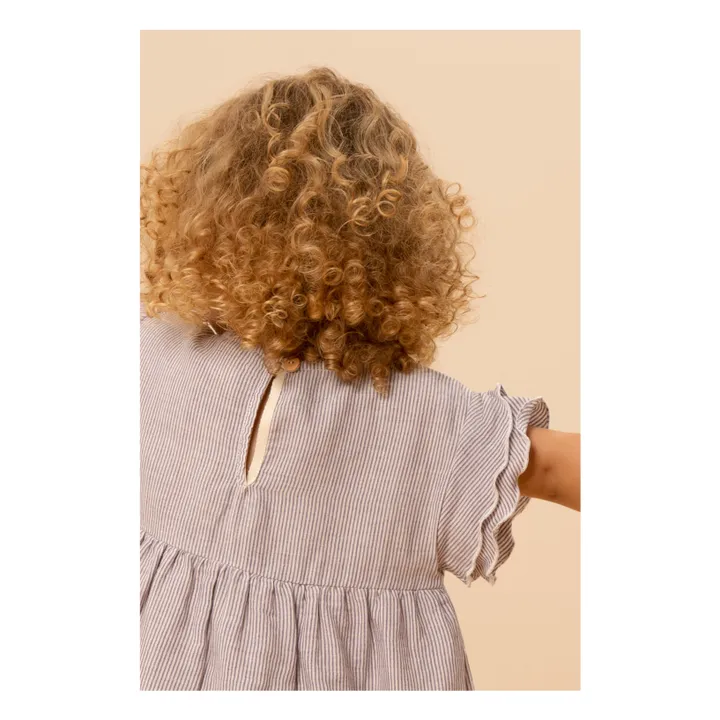 Studio Bohème Robe Cousine Rayée | Parme
