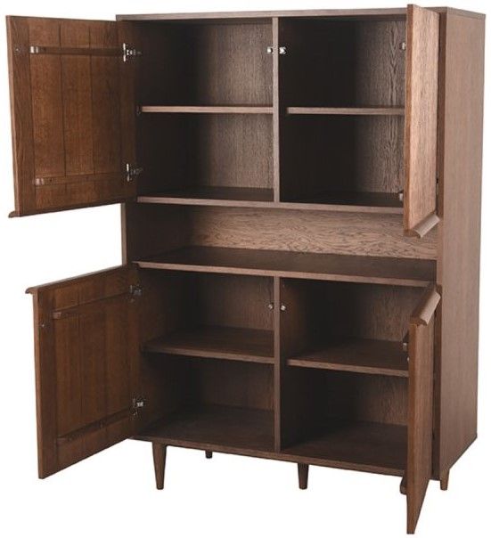 Hoge kast Walnoot ME-70.015 Jule B110 x D48 x H161 cm