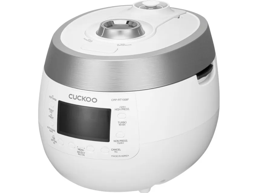 Cuckoo CRP-RT1008F, Hvid, 1,8 L, Aluminium, LED, Knapper, 1,2 m