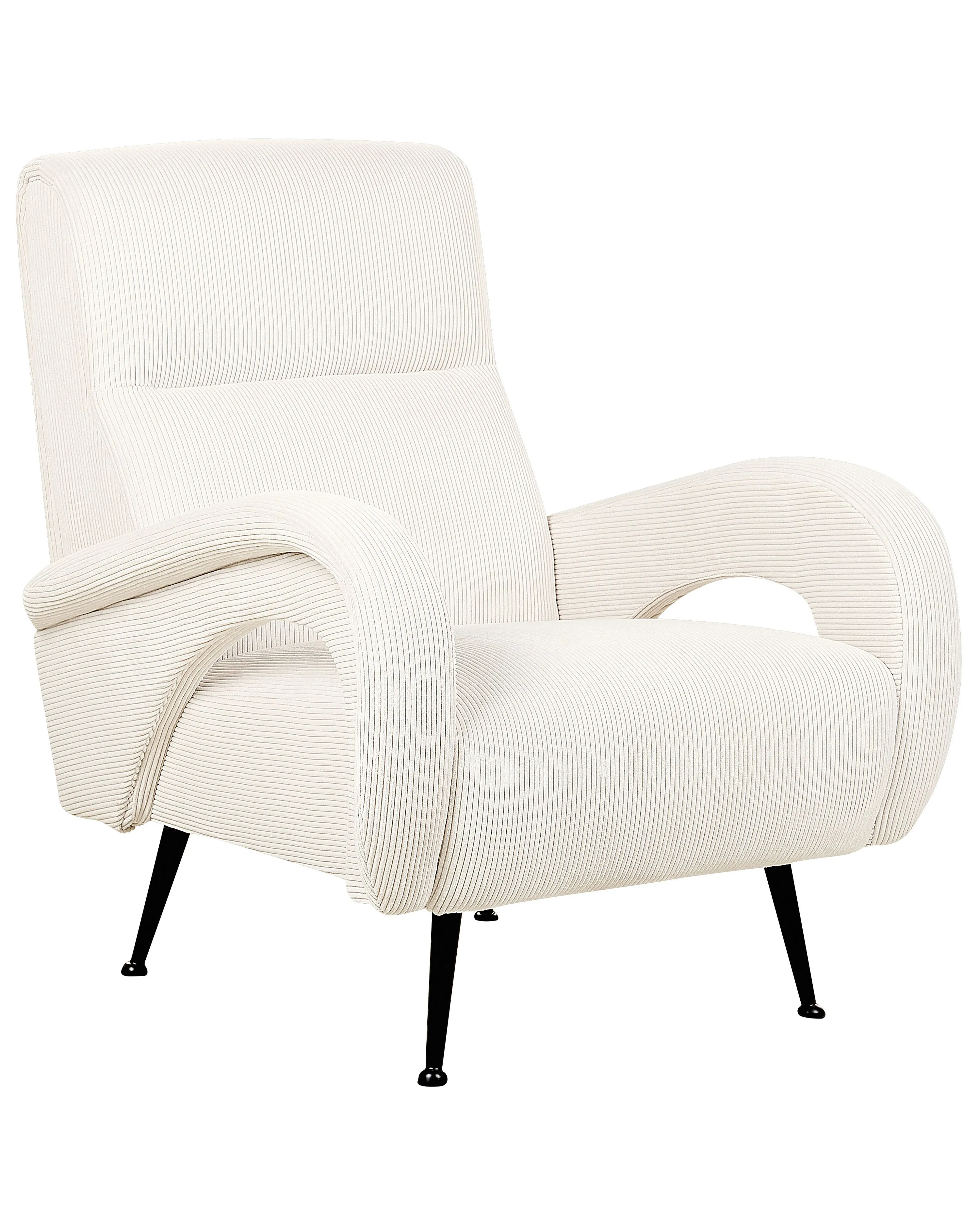 Fauteuil SVALOV Corduroy Gebroken wit