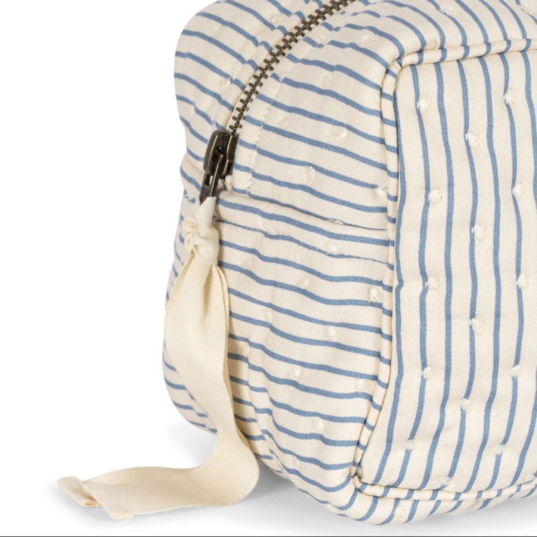 konges sløjd toilettas quilted - stripe bluie - small