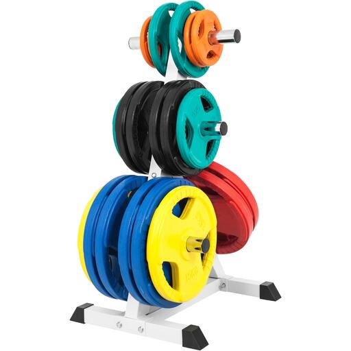 Suporte para anilhas olímpicas para 4 barras de 50/51 mm da Gorilla Sports