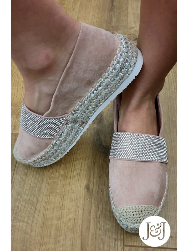 Espadrilles strass 'Jen'