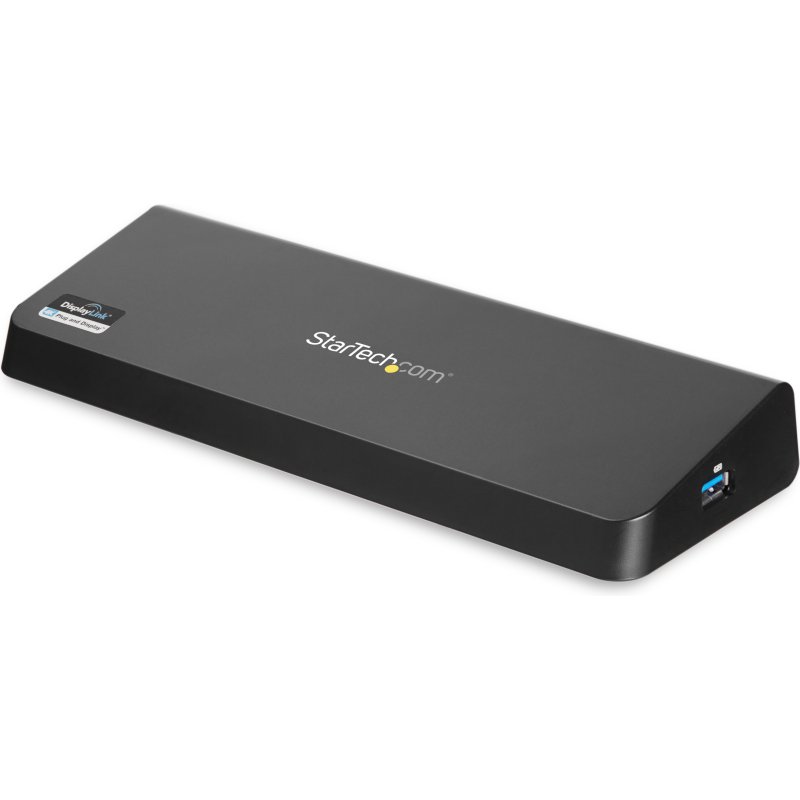 StarTech.com Station d'Accueil USB 3.0 Double Écran avec HDMI et DisplayPort 4K - USB 3.0 vers 4x USB-A, Ethernet, HDMI et DP - Station d'Accueil Universelle USB A pour PC pour Mac/Win
