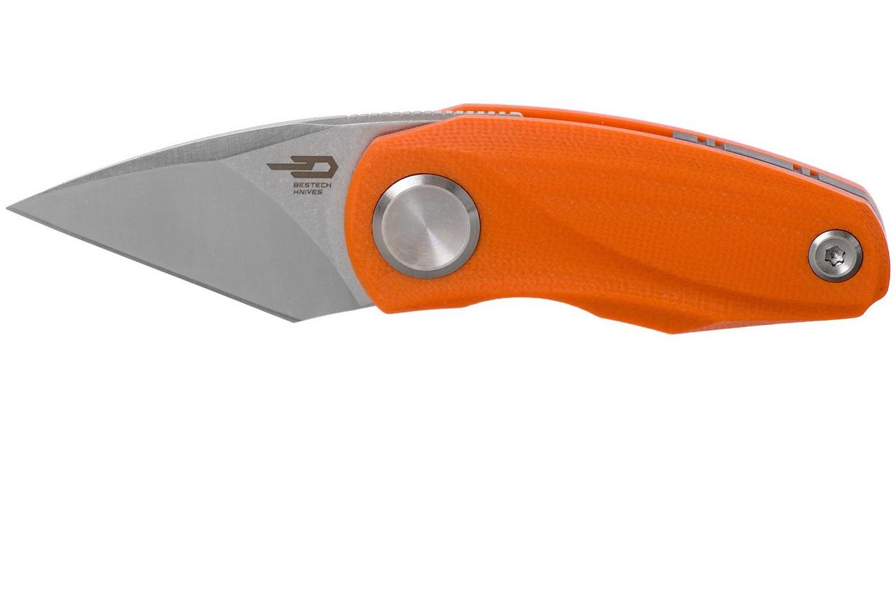 Bestech Tulip Orange G10 BG38C zakmes, Ostap Hel design
