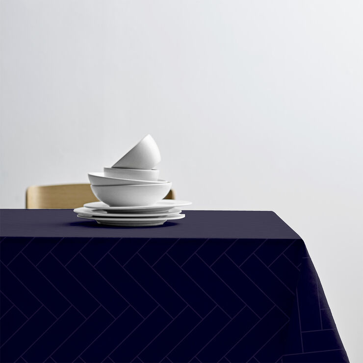 Södahl Dug dia180 Tiles Damask Indigo Indigo