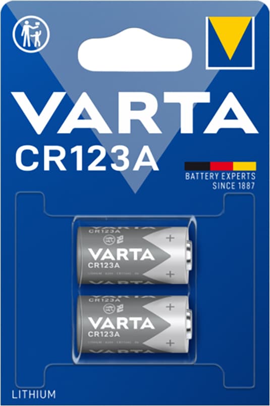 Varta Professional CR123A-batteri (2pk)