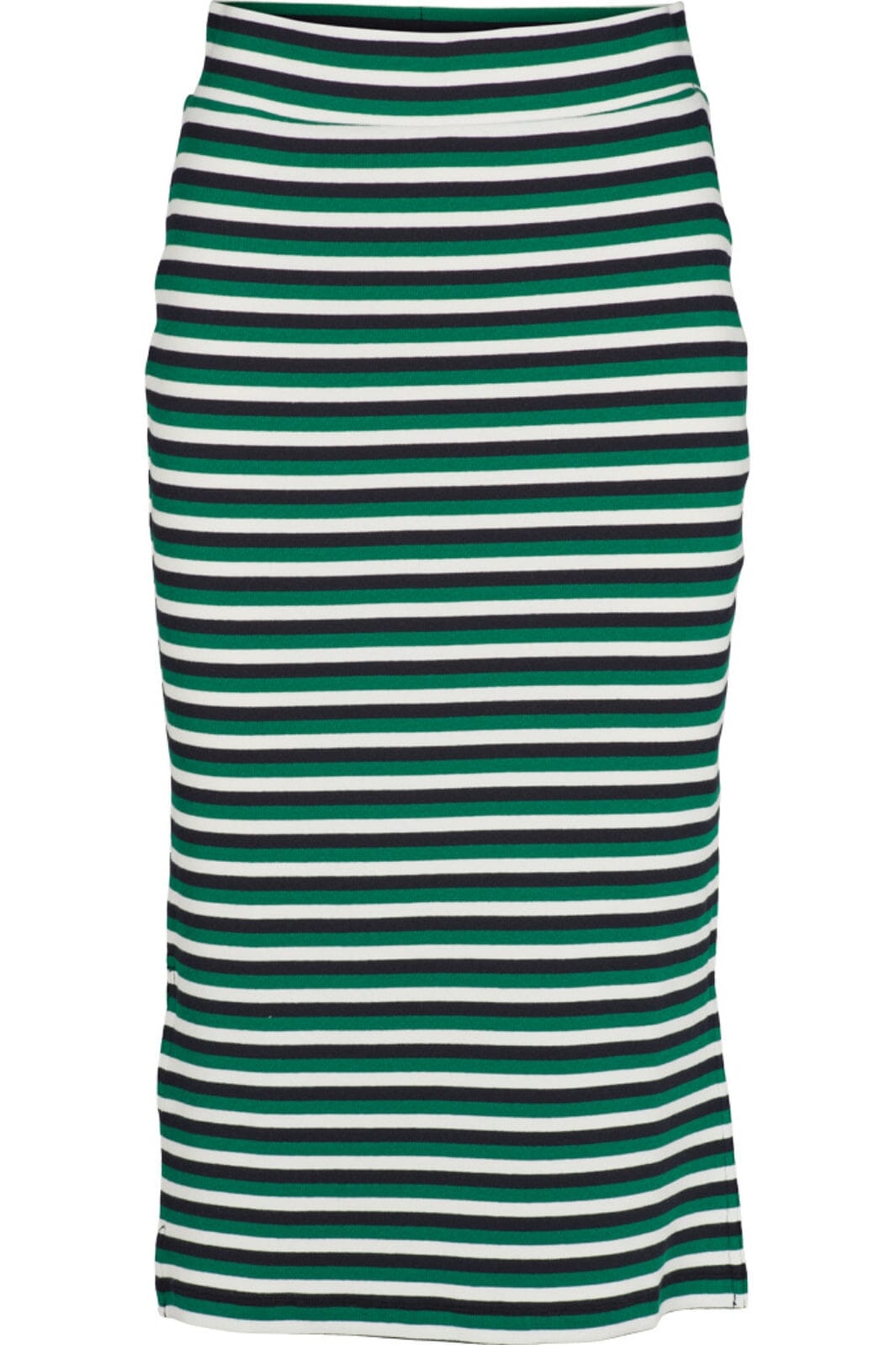 Basic Apparel Ludmilla Long Skirt 654 green jacket black dark grey melange