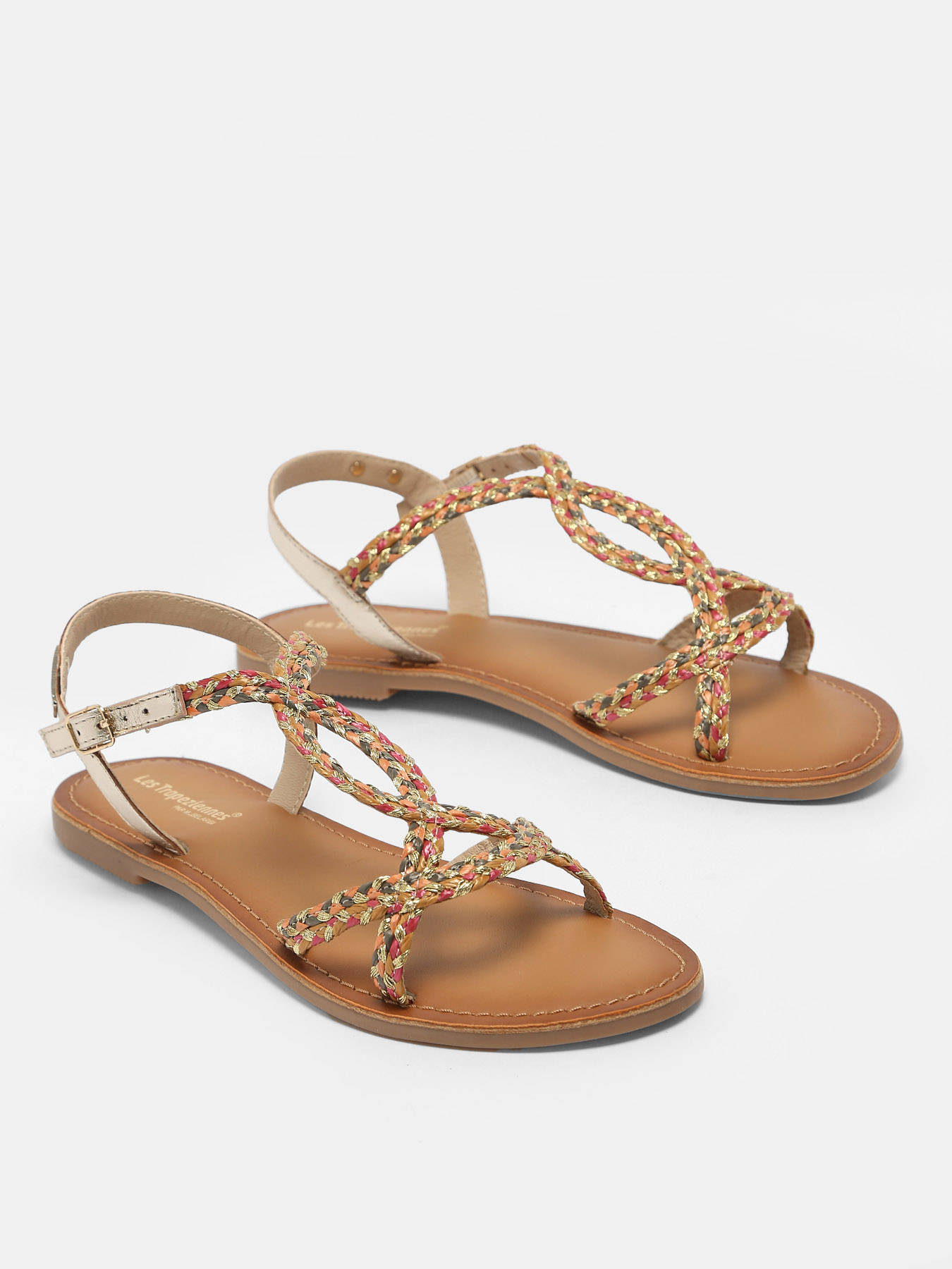 Sandales Cimona en cuir LES TROPEZIENNES