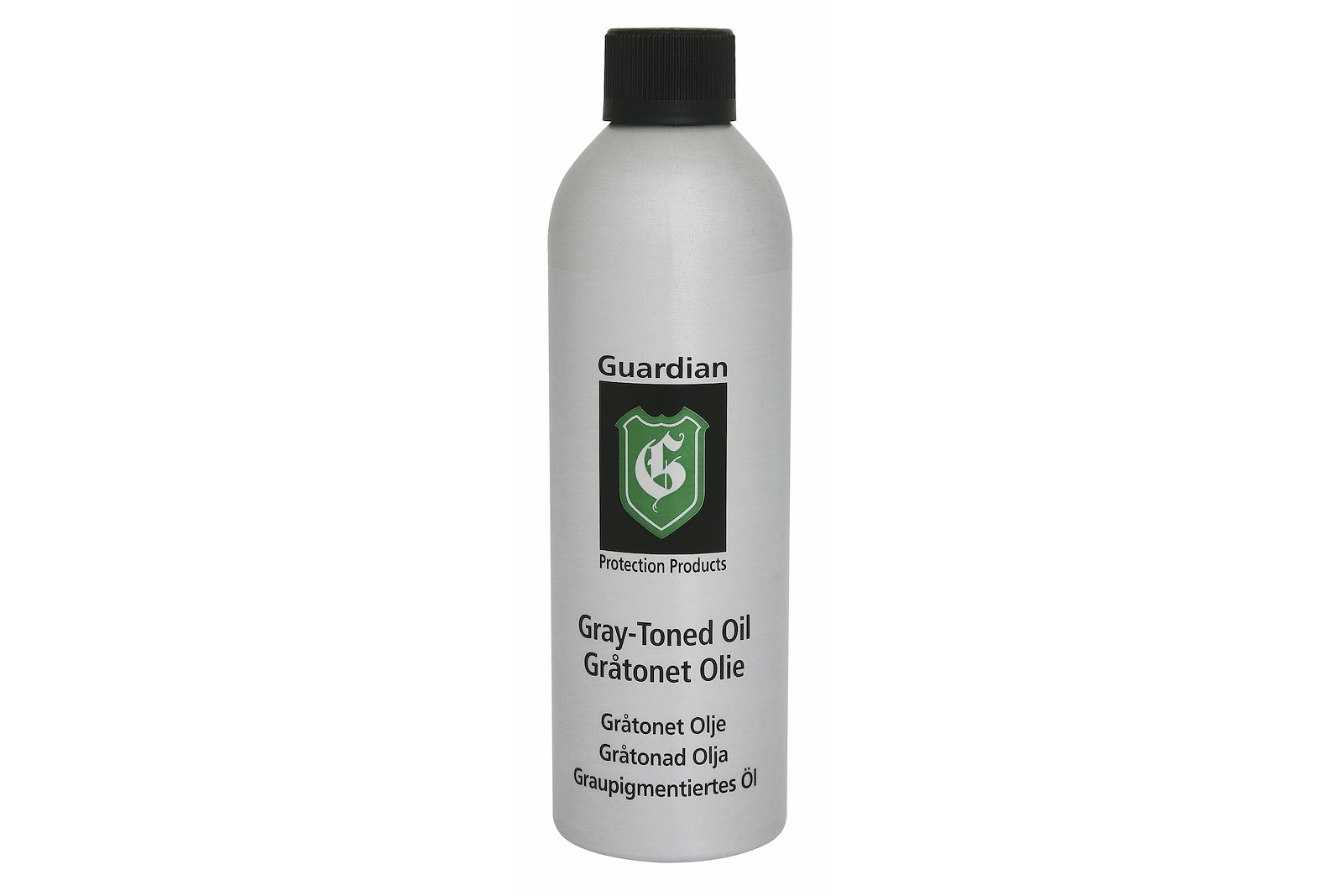 Gråpigmentert olje 400ml olje for vedlikehold av gråoljede tremøbler. Pleier og vedlikeholder treverket.