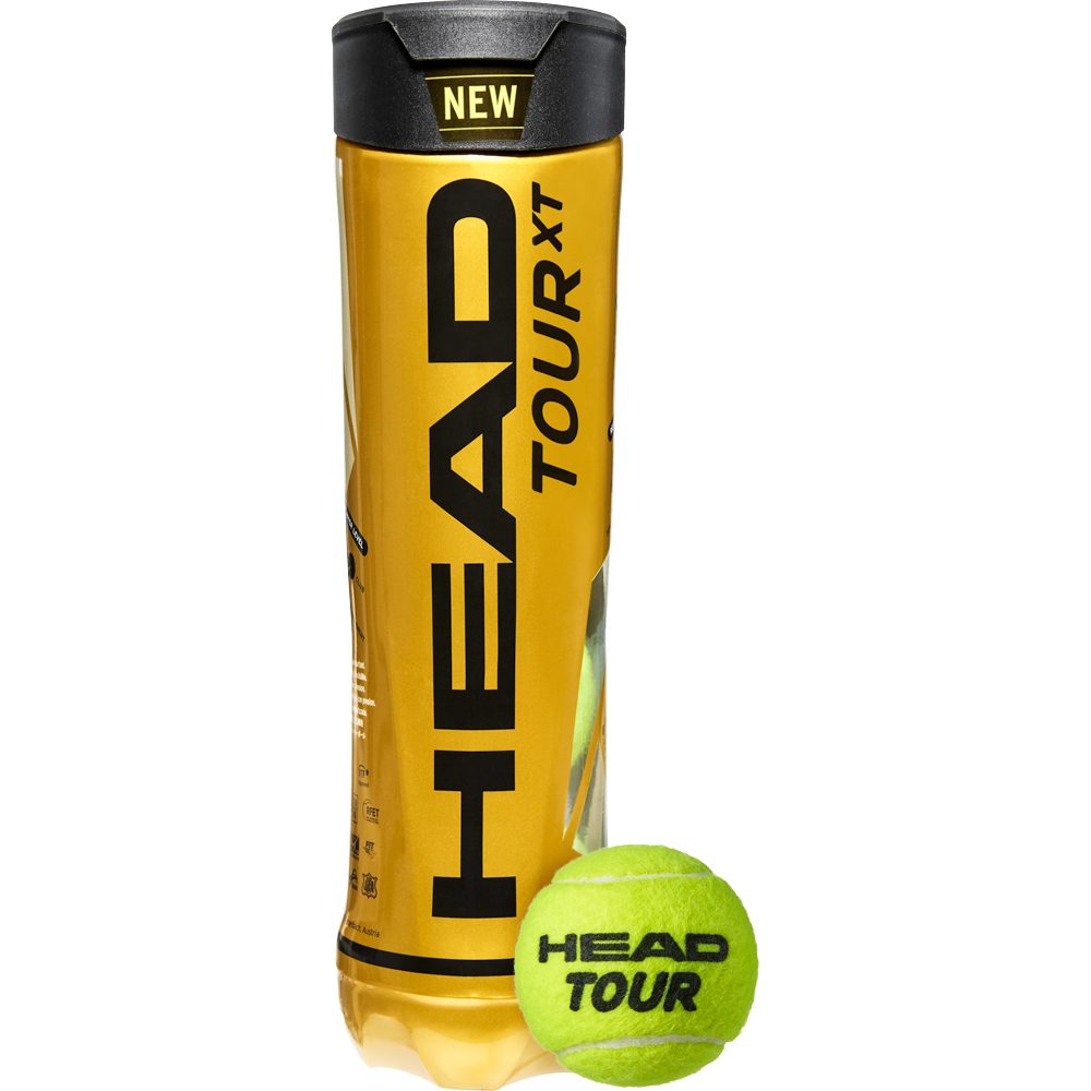 Head Tour XT Tennisbälle 4er gelb